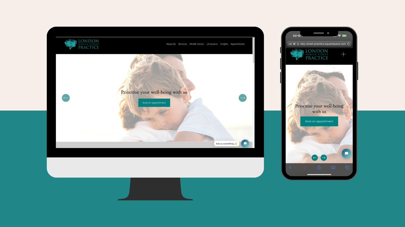 London Practice website